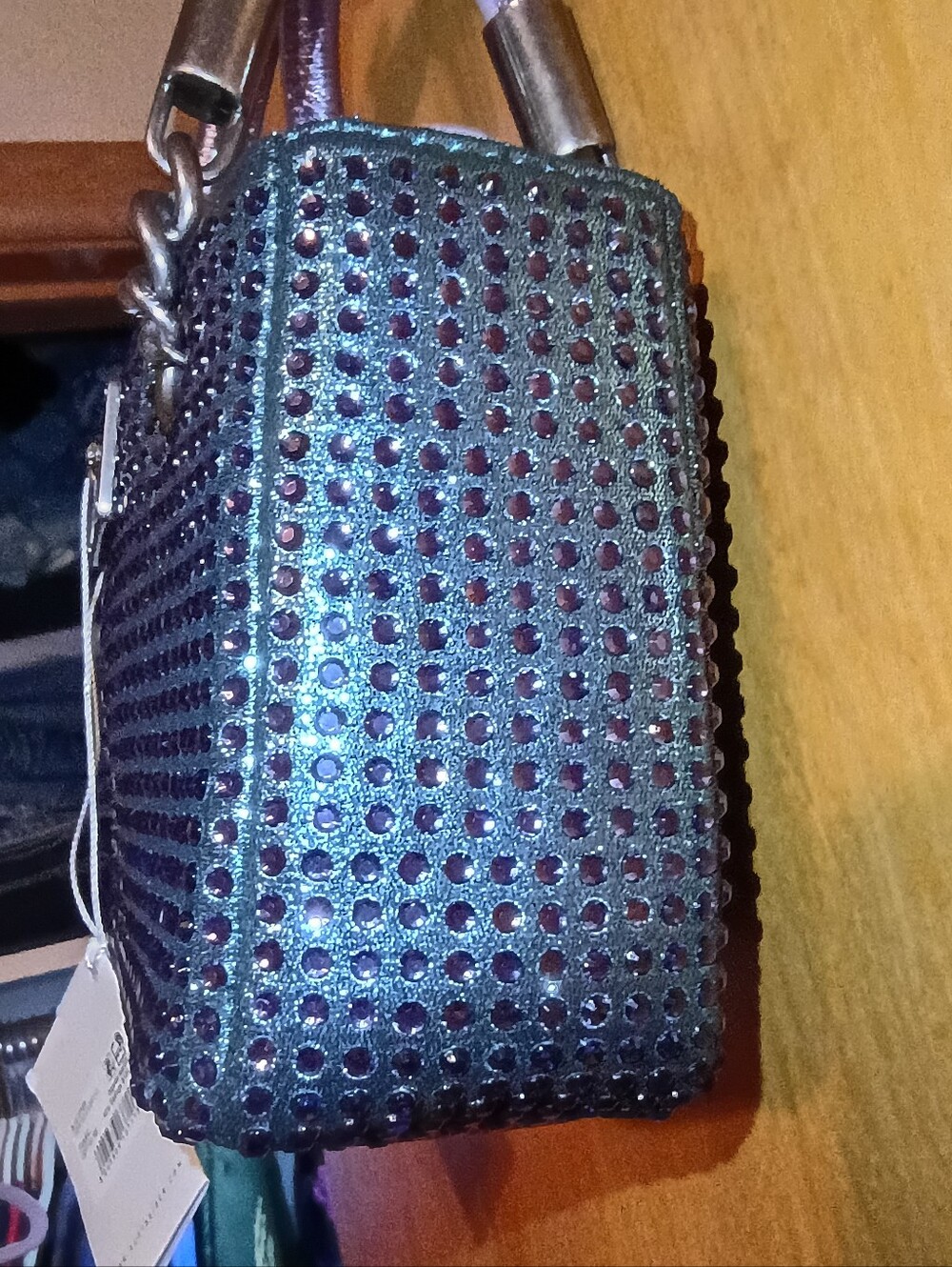 NWT Kurt Geiger London Fabric SQ Mini Brixton Crossbody $228 Retail - Picture 12 of 14